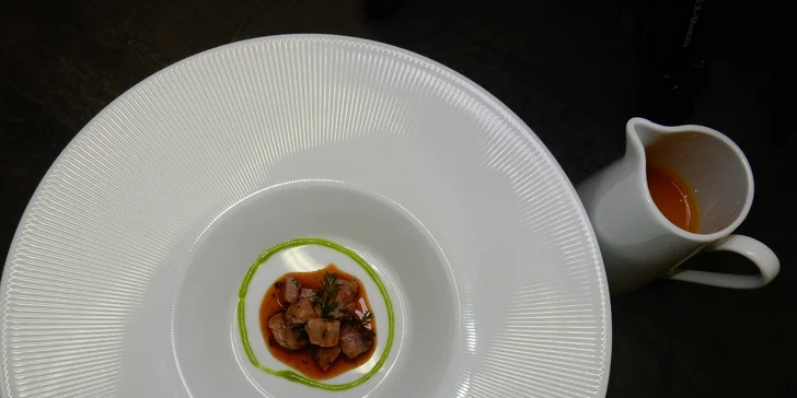 Degustační menu o 7 chodech připravené uznávaným šéfkuchařem