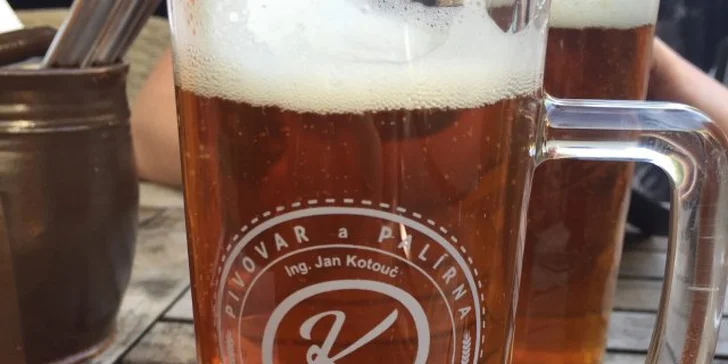 Prohlídka rodinného pivovaru s ochutnávkou piva z tanku a výslužkou