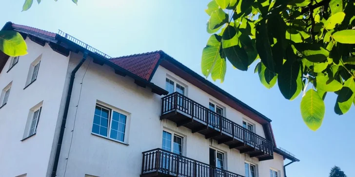 3 nebo 4denní pobyt v penzionu v Pošumaví se snídaní, večeří i wellness