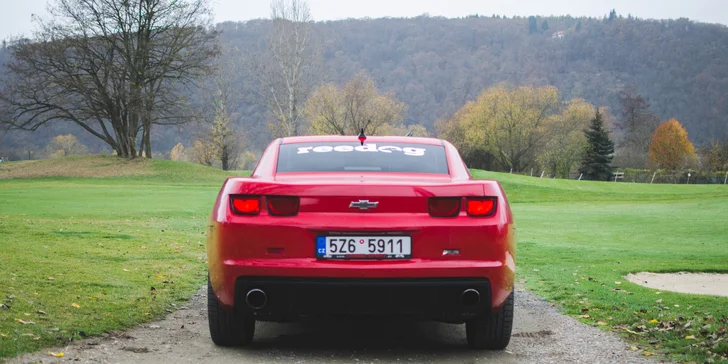 Jízda v supersportu Chevrolet Camaro na 15–60 min. nebo den i dva