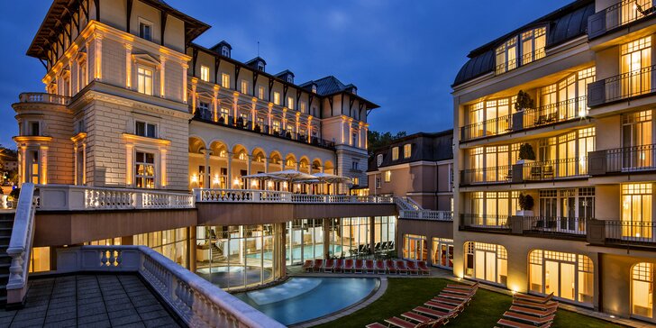 4* pobyt: hotel v Mariánských Lázních s polopenzí, saunovým světem i bazény