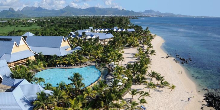 Krásný 4*+ resort na Mauriciu: 6–12 nocí, bazén, 2 dětské kluby