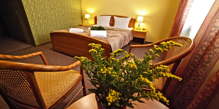 Tichý hotel v centru Prahy: 3 dny se snídaní, parkováním i jízdenkou na MHD