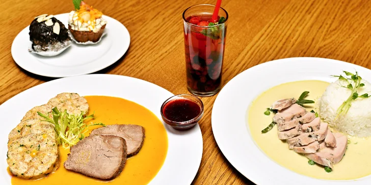 Výživné menu v Jeremi: hovězí svíčková sous-vide či kuře na kari