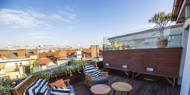 Prémiový pobyt v 5* hotelu: střešní vířivka i luxusní balíček s wellness