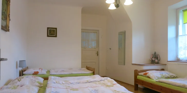 Aktivní pobyt s rodinou nebo partou přátel ve venkovské chalupě u Bechyně