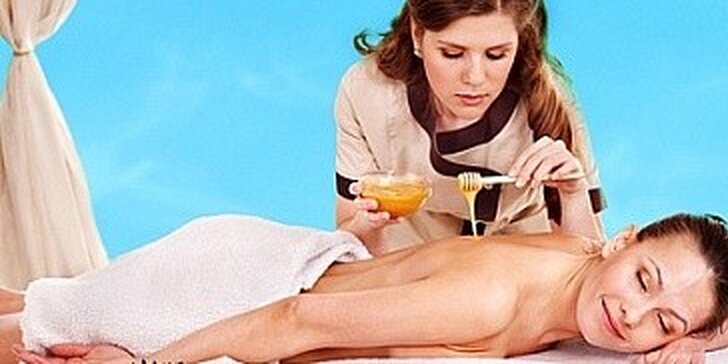 Detoxikační medová masáž v délce 75 minut