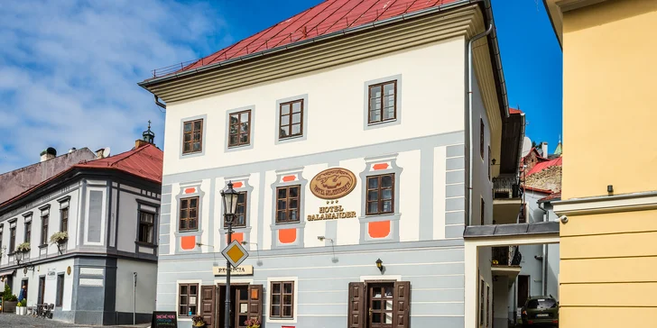 Romantika v Banské Štiavnici: snídaně, historické centrum, krásná příroda