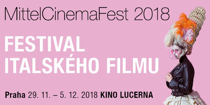 Itálie v Praze: 2 vstupenky na Festival italského filmu v kině Lucerna