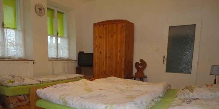 Aktivní pobyt s rodinou nebo partou přátel ve venkovské chalupě u Bechyně