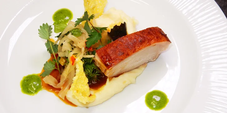 Degustační menu o 7 chodech připravené uznávaným šéfkuchařem