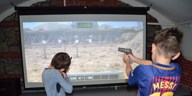 Střelba bez nábojů: zábava na laserové střelnici na hodinu nebo dvě