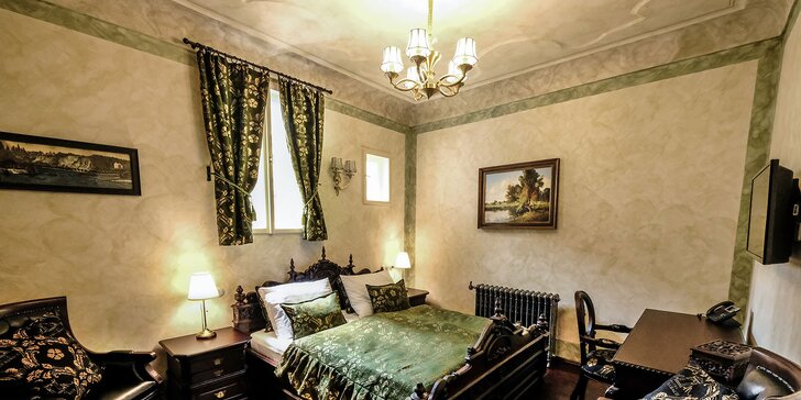 Luxus s nádechem historie: hotel v centru Českého Krumlova se snídaní i wellness relaxací