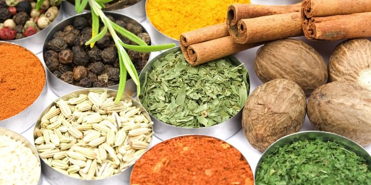 Úvodní kurz kultury vaření s večeří: indická kuchyně, jóga a ajurvéda