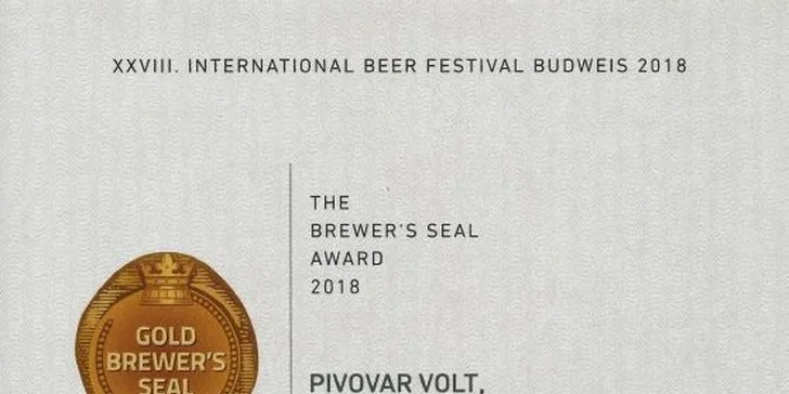 Exkurze do minipivovaru Volt včetně degustace pěti vzorků různých piv