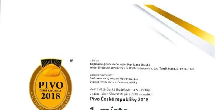 Exkurze do minipivovaru Volt včetně degustace pěti vzorků různých piv