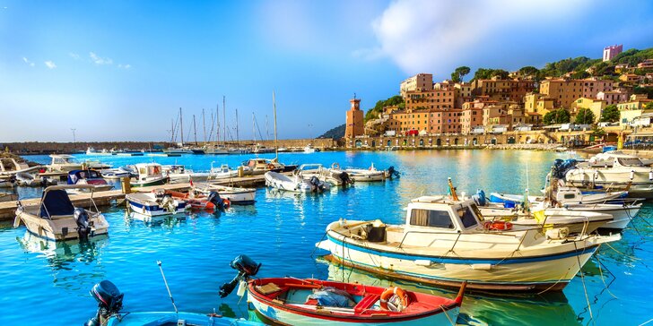 4 noci na ostrově Elba: koupání v moři, výlety, autokar a 4* hotel s polopenzí