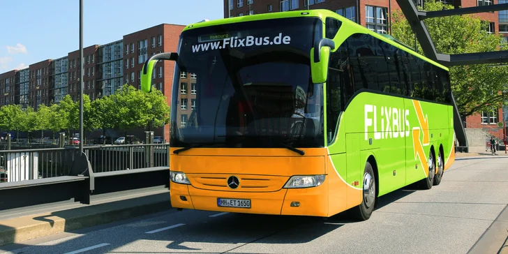 Sleva na FlixBus: jižní Čechy – Vídeň – Bratislava – Budapešť – Košice – Prešov