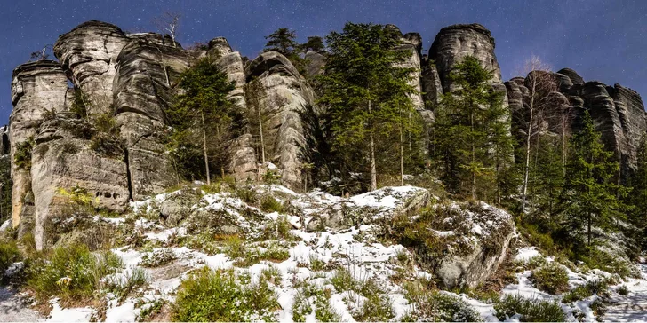 3 dny v blízkosti Adršpašských skal: polopenze, slaný bazén i lyžování