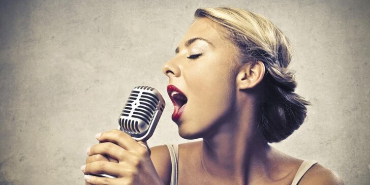 Rozjeďte svou pěveckou kariéru: 10 lekcí zpěvu po 60 i 90 min. pro dospělé