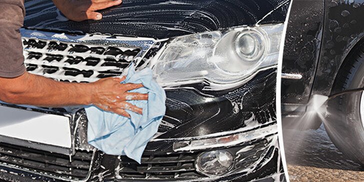 Důkladné a šetrné ruční mytí automobilu