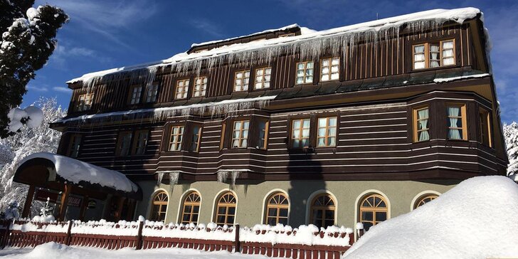 3–5denní pobyt pro lyžaře či turisty ve Špindlerově Mlýně s polopenzí