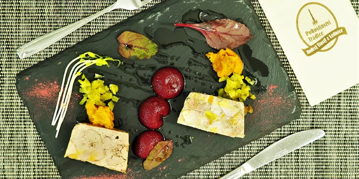 4chodové menu v restauraci oceněné nejvyšším počtem hvězd od Pohlreicha