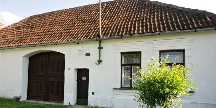 Aktivní pobyt s rodinou nebo partou přátel ve venkovské chalupě u Bechyně