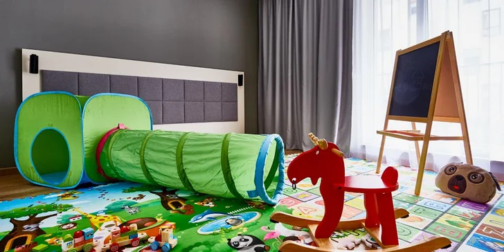 Děti si v hotelu také najdou zábavu – vstup do herny mají neomezený.