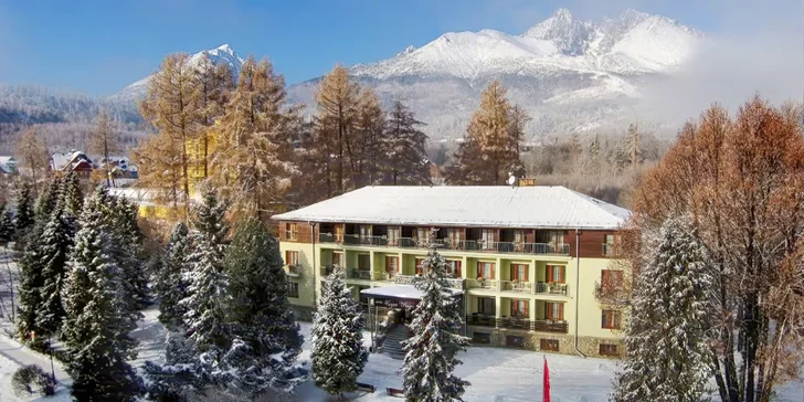Pobyt v hoteli s raňajkami aj wellness v nádhernej prírode Tatranskej Lomnice