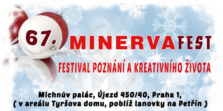 Vstupenka na 67. MinervaFEST: Festival poznání a kreativního života