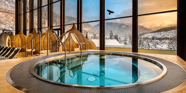 Stylový srub v Tatrách se vstupem do obřího wellness Grand hotelu Permon