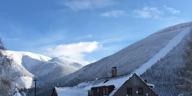 Zimní nebo jarní pobyt ve Špindlu: polopenze, volný vstup do wellness