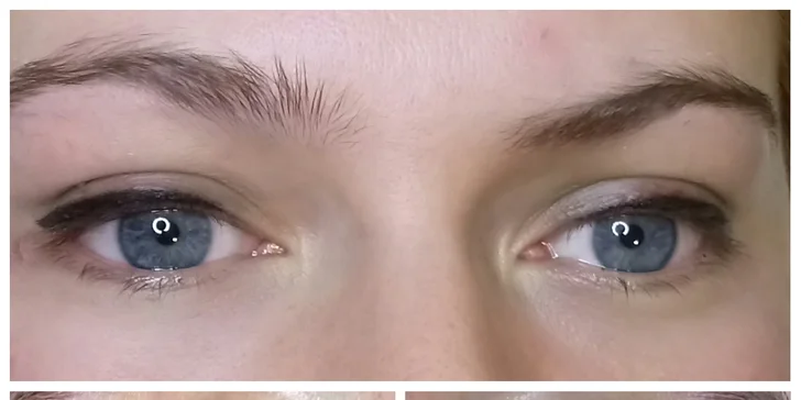 Permanentní make-up obočí pudrovou metodou nebo očních linek dle výběru