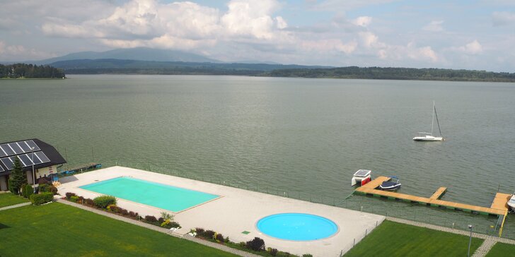 Aktivní pobyt na břehu Oravské přehrady: strava, vstup do aquaparku, půjčení kol či šlapadel