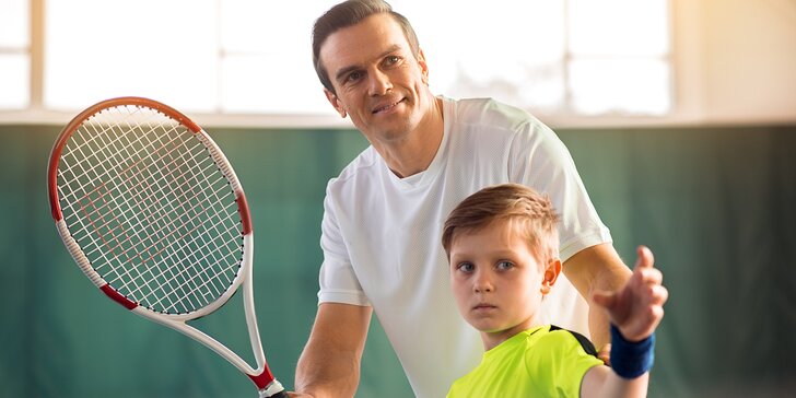 Příměstský tenisový kemp pro děti od 4 do 15 let, 1 nebo 5 dnů