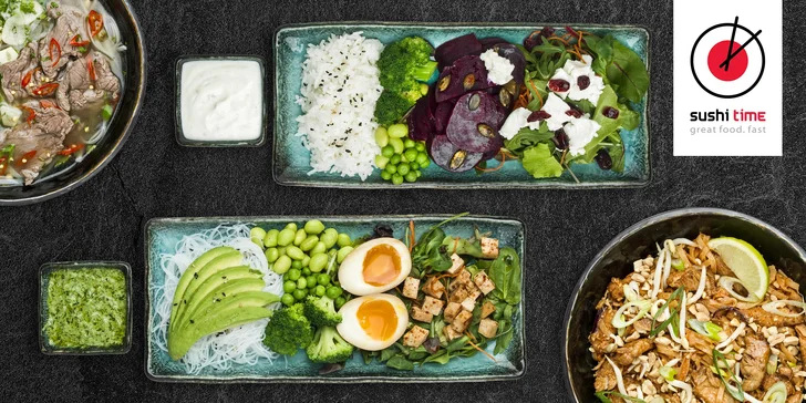 Vyskúšajte nové menu v Sushi Time: Kredit 30€ na čokoľvek z ponuky