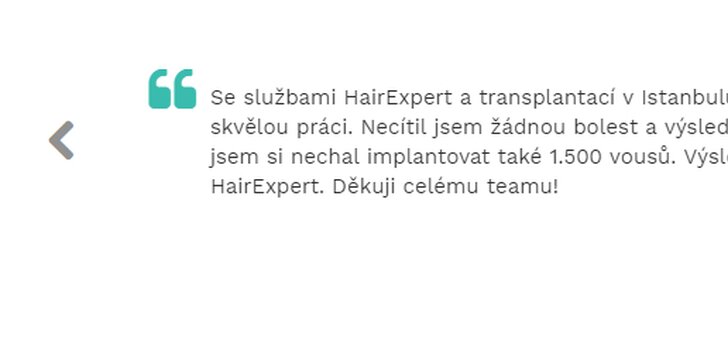 Záloha na bezbolestnou transplantaci vlasů v Istanbulu vč. cesty a hotelu