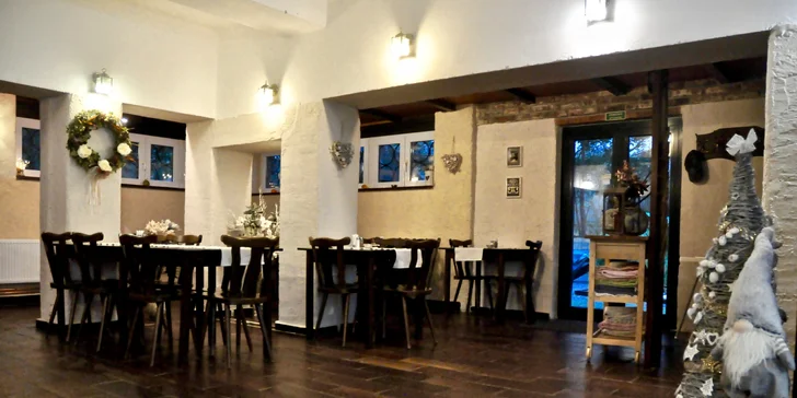 Degustační menu pro dva: lososový tatarák, candát nebo grilovaná kotleta