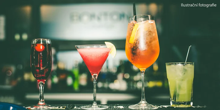 Otevřený voucher v hodnotě 250–1000 Kč na jakékoliv drinky v rest.art bar & cinema