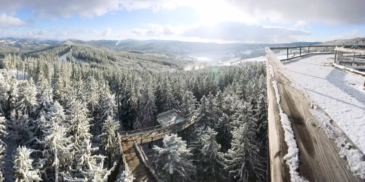 Zimní radovánky na Lipně s možností lyžování na Hochfichtu nebo Lipně