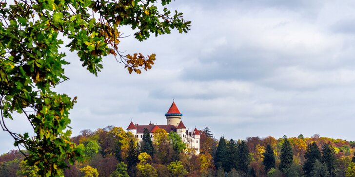 Pobyt u Konopiště pro 2–4 osoby: prohlídka zámku, vířivka, fitko i sauna