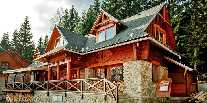 Stylový srub v Tatrách se vstupem do obřího wellness Grand hotelu Permon