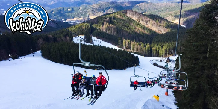 Celodenný skipas pre dieťa, seniora či dospelého do SKI CENTRUM KOHÚTKA