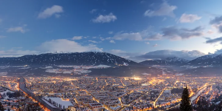 Navštívíte také panoramatickou vyhlídku Top of Innsbruck.