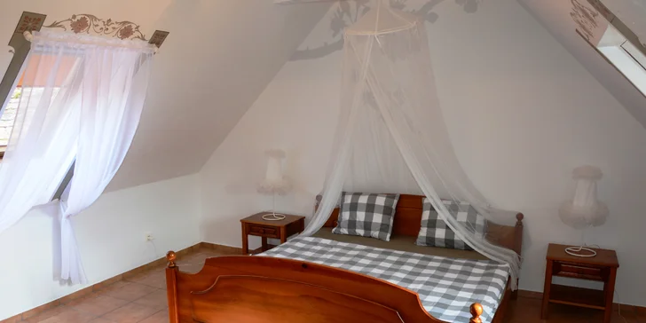 Silvestr s polopenzí pro 2 až 8 osob ve vinném sklepě v srdci Pálavy