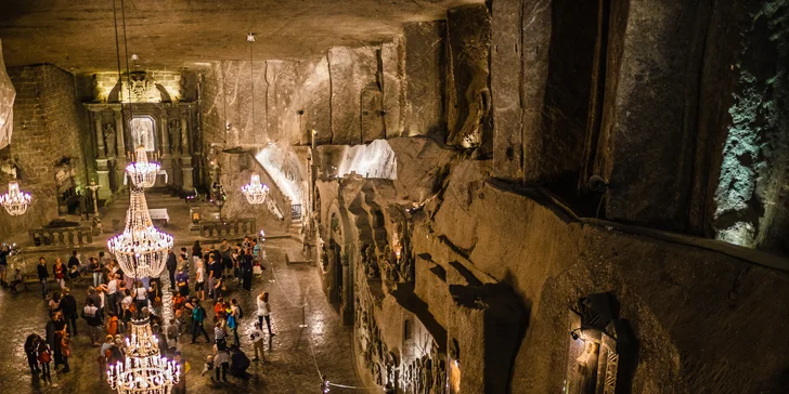 Autobusový výlet do Krakova a solných dolů ve Wieliczce s průvodcem