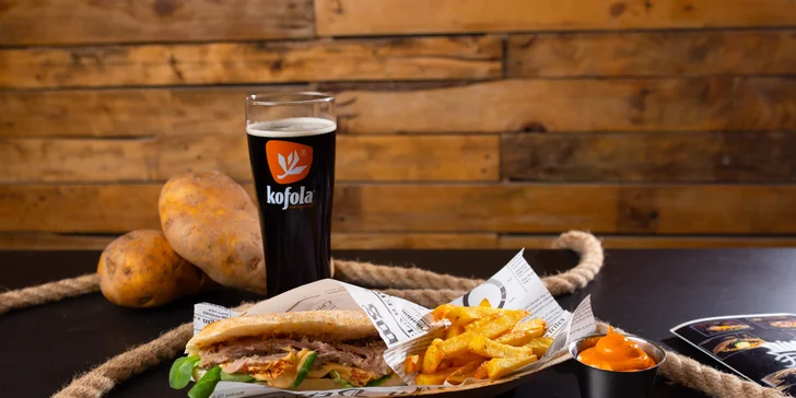 Bravčové alebo hovädzie flaguette menu