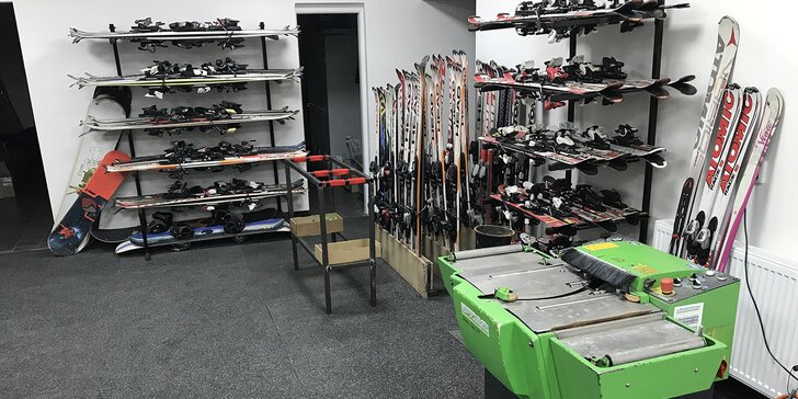 Profesionální servis lyží a snowboardů podle výběru