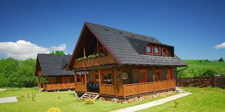 4-5 dní na Liptově. Luxusní sruby až pro 6 osob